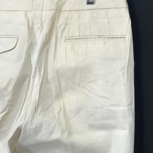 Made in Japan Sanyo Shokai Burberry Slacks Tapered Pants Men 79 M Inseam 70cm Beige Pants Trousers(USED)