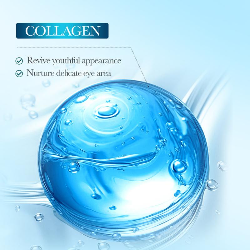 Крем для кожи вокруг глаз с коллагеном против морщин, увлажняющий, отбеливающий и устраняющий темные круги, уход за кожей вокруг глаз, сыворотка для кожи вокруг глаз, эссенция