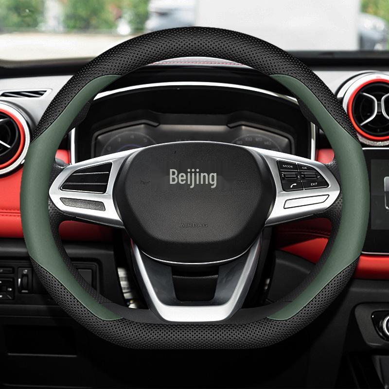 Сверхтонкая крышка рулевого колеса из кожи Наппа Beijing BJ30 - Air Max Pro, Всесезонная.