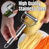 Овощечистка из нержавеющей стали Дыня Картофель Морковь Огурец Многофункциональные инструменты для фруктов и овощей Бытовые кухонные инструменты Шинковка