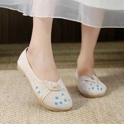 Модная женская обувь с круглым носком и вышивкой предлагает высокое качество для повседневной носки, тренды 2025, дизайнерская роскошь, новинка в женской обуви