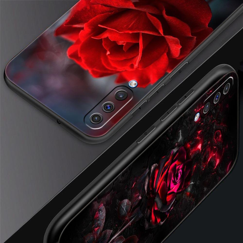 Красивый чехол для телефона с цветком розы для Samsung Galaxy A52 5G A12 A70 A50 A40 A20s A30 A10s A20e A10 A22 A72 A32 A02 A42 A04S