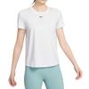 Dri-Fit One Classic Быстросохнущая футболка с коротким рукавом Дышащая Влагоотводящая Пуловер Обычная футболка Женские топы FN2799-101