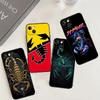 Чехол для телефона 'Скорпион' для iPhone 15 16 14 Plus 13 12 Mini 11 Pro Max X XR XS Max 7 8 Задняя крышка