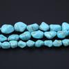 1Strand Natural Stone Beads Irregular Turquoise Loose Spacer Beads for Jewelry Making DIY Necklace Bracelet Accessories