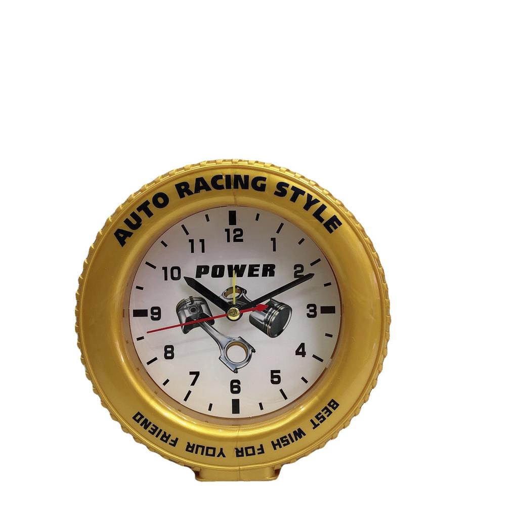 Children's Student Cartoon Car Tire Quartz Alarm Clock Personalized Creative Bedside Wake-up Watch