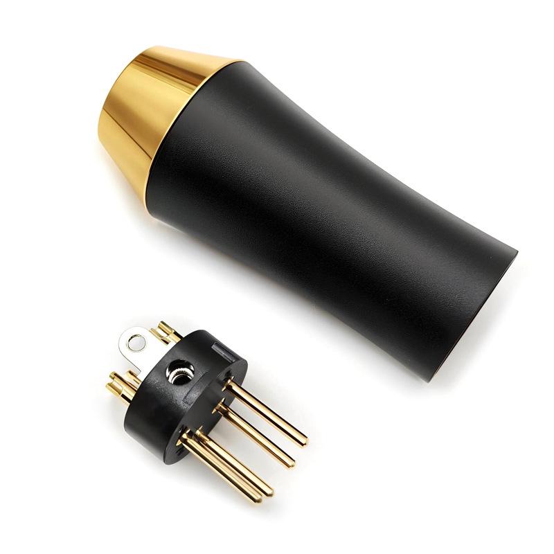 4-жильный позолоченный XLR-разъем для наушников для DIY-аудиодинамика.