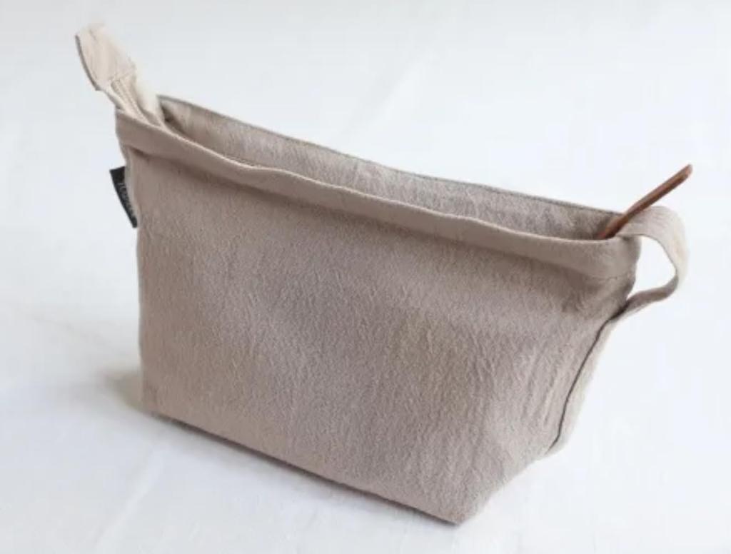 Duplus Atelier Nui Косметичка из стираного хлопка Светло-серый L 326024-15