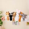 Leopard Print Tiger Plush Snap Bracelet - Creative Zoo Gift for Kids