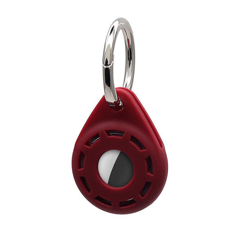 Waterdrop Multicolor Silicone AirTag Protective Cover with Hanging Buckle
