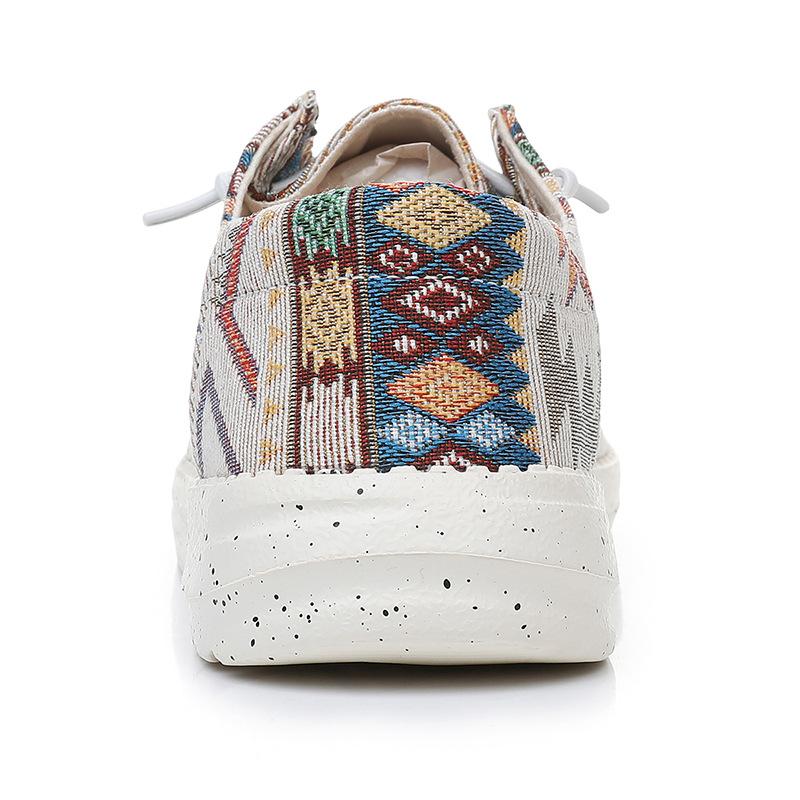 Повседневная обувь в стиле бохо для пар, легкие лоферы Cross-Border, мужская и женская тканевая обувь, лоферы из ткани