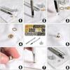600Pcs 3/16inch Metal Eyelets Grommets Kit with Tool,4 Colors | Installation Tool and Storage Box,Used for Shoes Clothes Crafts Bag DIY Project