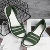 Fashion Open Toed Slides Shoes For Women Summer Flat Sandals Candy Color Casual Beach Outdoor Female Ladies Slippers