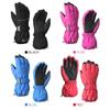 Children Snow Ski Gloves Waterproof & Windproof Winter Gloves Thermal Gloves Outdoor Warm Mittens Boys Girls Full-Finger Mittens Cold Weather Hand