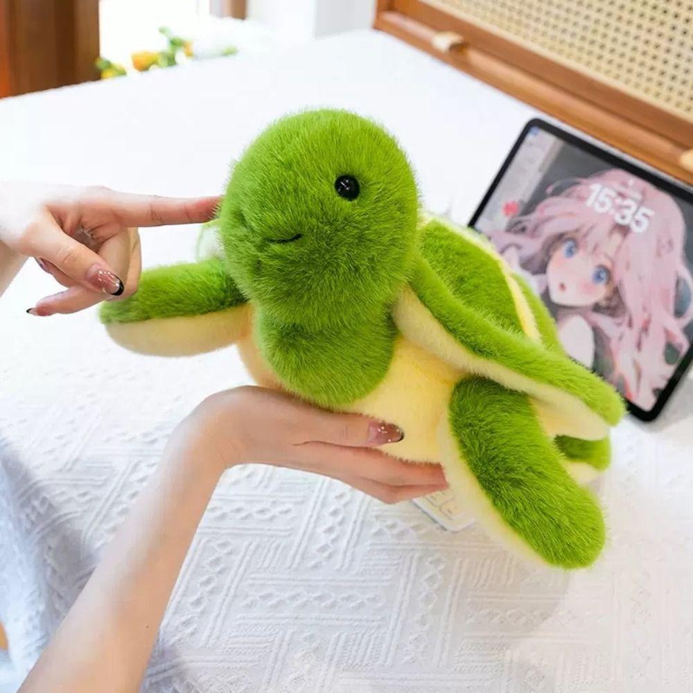 Fluffy Turtle Stuffed Doll Soft Turtle Animal Plush Doll Turtle Plush Toys Children Gift