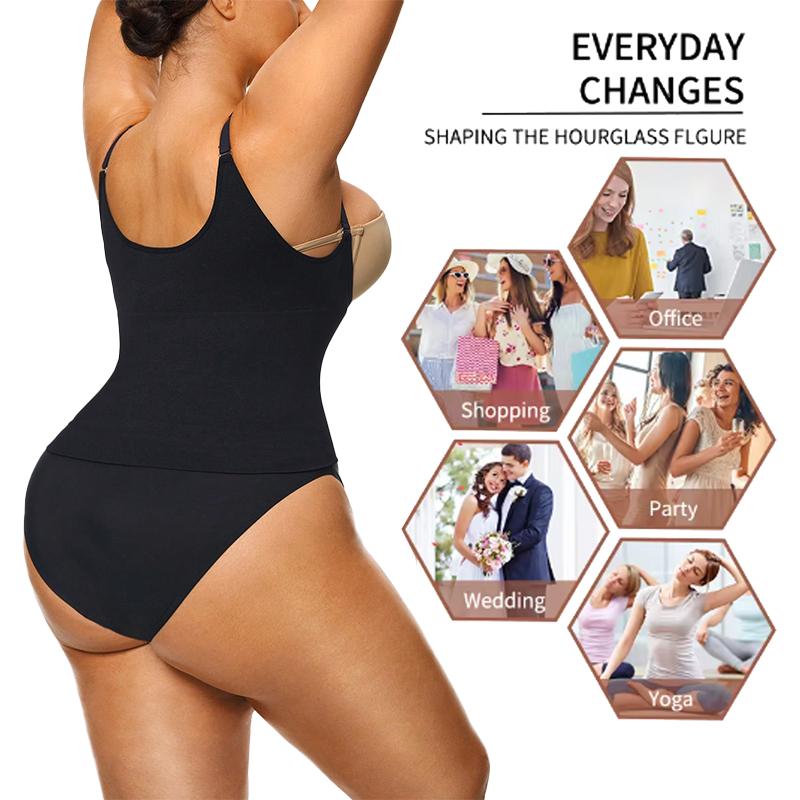 Women Plus Size Open Bust Corset Flat Belly Shaping Corset Front Hook Closure Underwear High Waist Trimmer Tummy Control Fajas