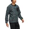 Adidas Sweatshirts Men's Dark Green Crew Neck Moderate Regular HF6523