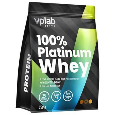 Протеин из молока коров травяного откорма, 100% Platinum Whey, VP laboratory 750г (29099001)