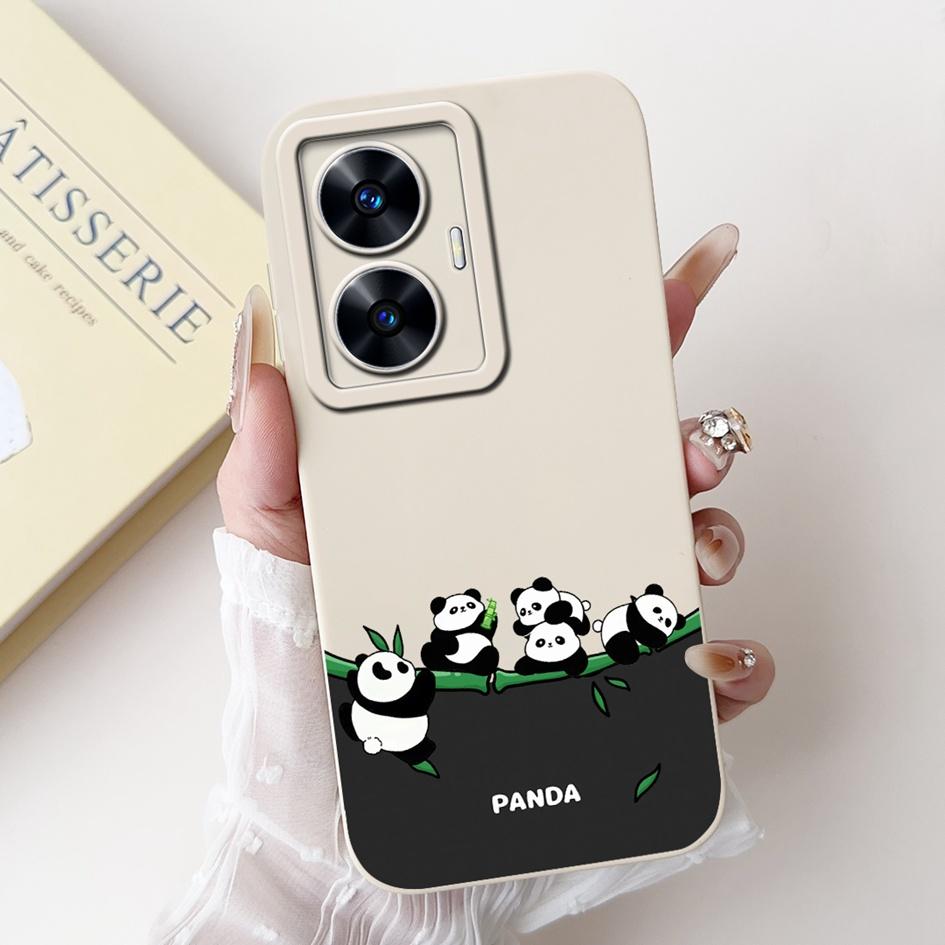For Realme C55 Case 6.72" Cover Cute Rabbit Soft Silicone TPU Protective Phone Case For OPPO Realme C55 C 55 Bumper RMX3710 Capa