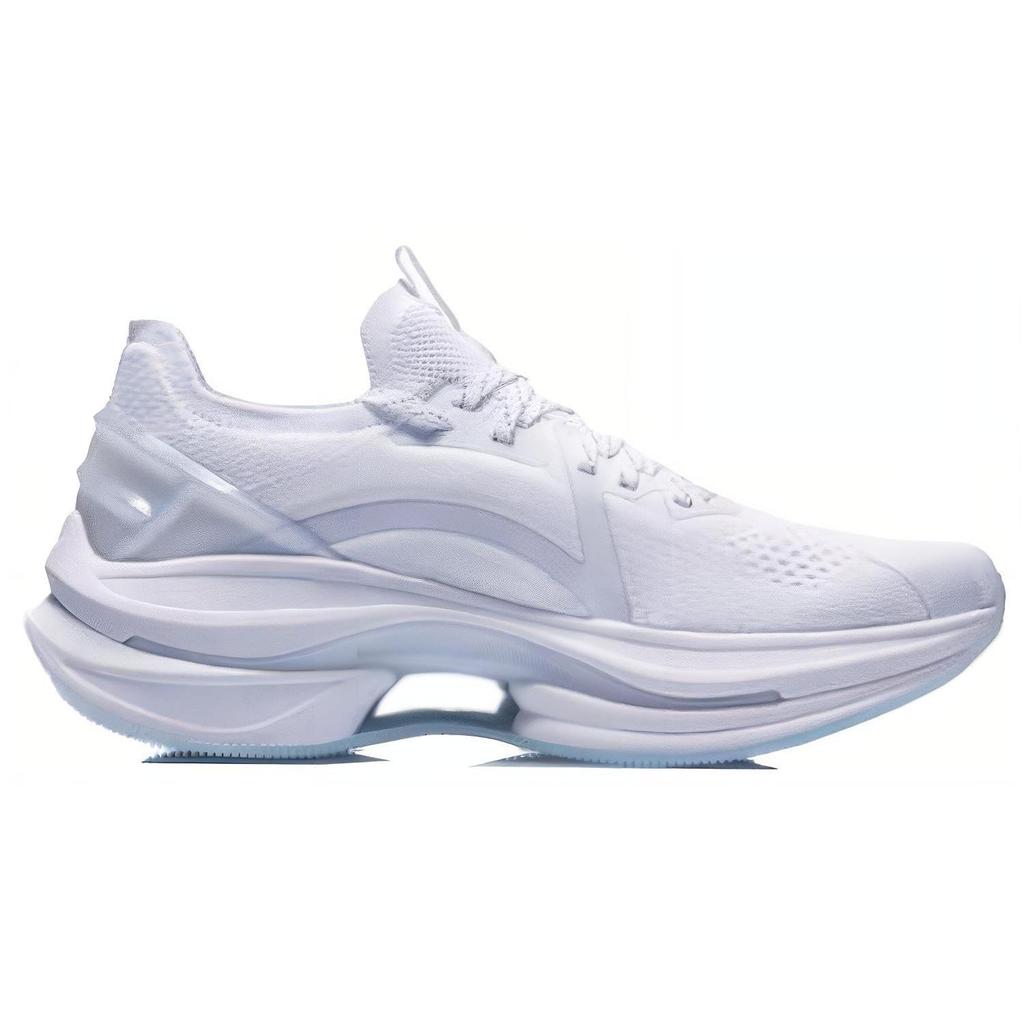 Li Ning WuShi 5S 1.0 Износостойкое покрытие Легкие Низкие Легкая Пена Беговая Обувь Мужская Чисто-белый ARHR071-1