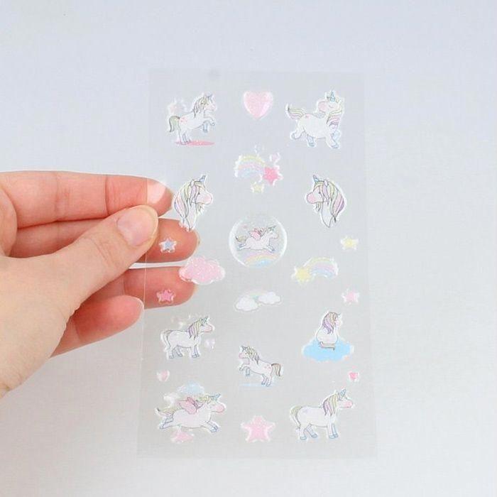 Autocollants - Artemio - Rainbow - Époxy - Pastels - 23 pièces