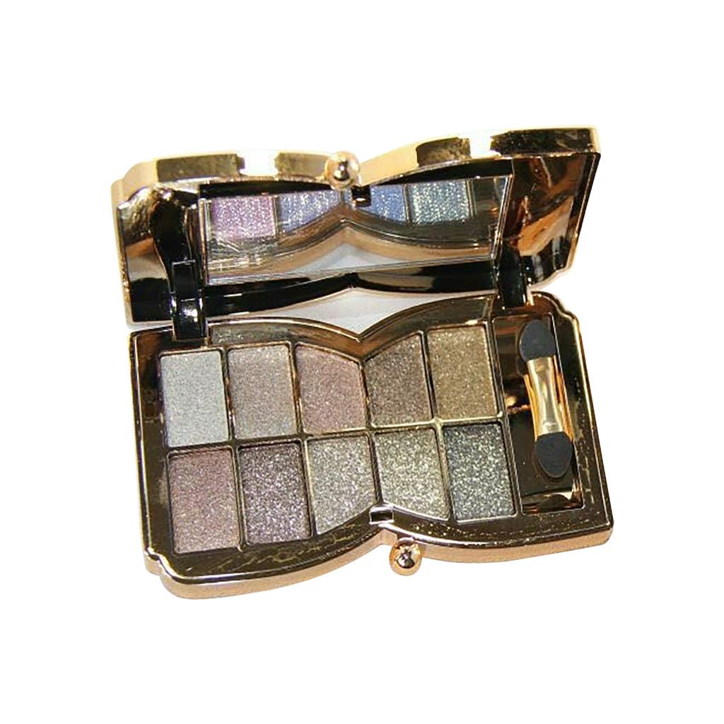 10-Color Shiny Eyeshadow Highly Pigmented Long-Lasting Waterproof And Sweatproof Nude Warm Natural Neutral Makeup Eyeshadow