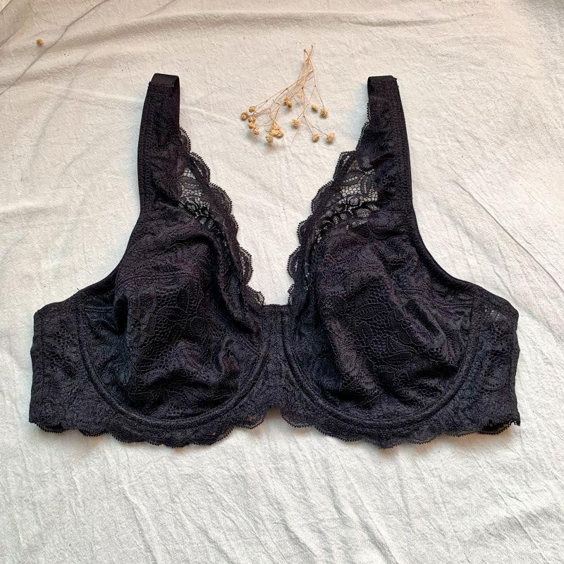 Женский летний бюстгальтер без губки большого размера, ультратонкое мягкое нижнее белье на косточках, удобное дышащее