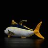 ZHONGXIN MADE Realistic Yellowfin Tuna Plush Toy Realistic Deep Sea Animal Yellowfin Tuna Plush Toy Super Soft Stuffed Animal Kids Model Toy Kids Gift