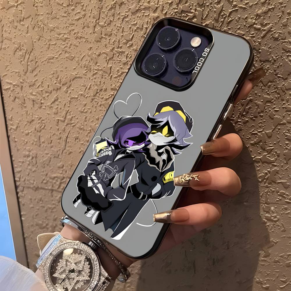 Чехол для телефона M-Murder Drones Uzi N V J для iPhone 17,16,15,14,13,12,11,Pro,XS,Max,Plus,Mini,SE4,E Черный Матовый Ударопрочный Чехол