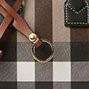 Burberry Кожаная сумка для боулинга, Сумка на плечо, Сумка через плечо, Мини-сумочка женская Коричневая 80696631
