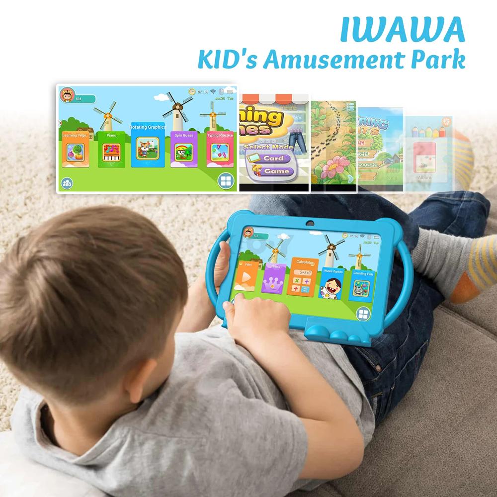 2024 BDF Kid Tablet K5 Android13 4GB+64GB WiFi Bluetooth 4000mAh 7 Inch LCD