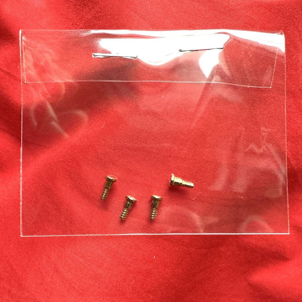 CASIO early screws for bezel fixing set of gold-colored G-SHOCK screws, 4. Fits DW-6600, DW-6900, DW-5900
