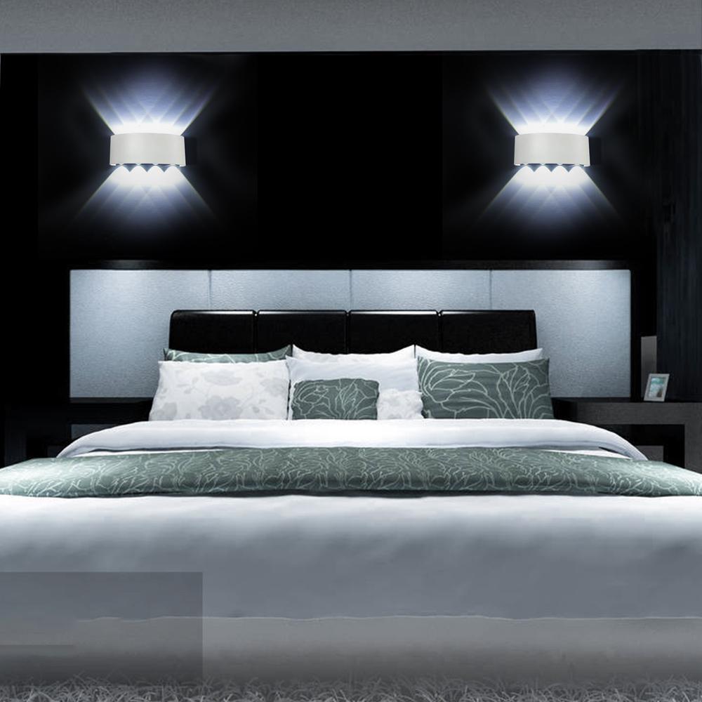 AC85-265V Modern Wall Sconce Lights LEDs Mounted Up Down Lights Indoor Lighting for Bedroom Balcony