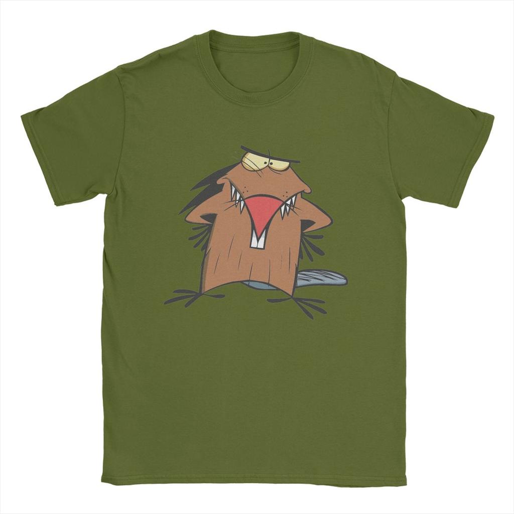 Винтажная футболка Angry Beavers для мужчин, с круглым вырезом, 100% хлопок, футболки с коротким рукавом, идея для подарка, топы