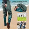 Plastic PVC Transplant Pants Wading Pants Shoes 10 Sizes Fishing Pants Integrated Fishing Pants