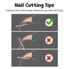 Щипчики для кошачьих когтей Избегайте чрезмерного срезания Кусачки для когтей домашних животных Безопасный профессиональный триммер для лап домашних животных Триммер для ухода за когтями домашних животных Товары для животных