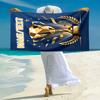 1PC Custom Name Golden Trophy Achievement Beach Towel Highly Absorbent And Sand-Resistant Towel for Swimming, Pool, Yoga, And Travel Lightweight