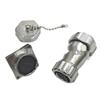 Waterproof WY24 Aviation Plug Socket with Metal Corrugated Connector, J23 Hole, 4579810 Pin, 19-Core Connector TP+Z