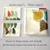 Multicolored leaf pattern. Bedding Duvet cover sets Duvet covers Pillowcases gifts (1 * Duvet Cover 2 * Pillowcases, without duvet insert)