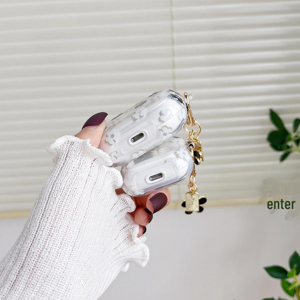 Высокопрозрачный блестящий порошок для мягкого чехла AirPods 4/Pro2 и Apple 3 Bluetooth