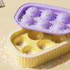 2 шт. DIY Силиконовый Формочка для Шариков Льда с Крышкой от Пыли Антипригарная Форма для Ледяных Сфер Антизапах Герметичная Формочка для Кубиков Льда Вечеринка