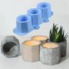 Octagon Silicone Flowerpot Mold DIY Geometric Concrete Planter Cement Succulent Pot Molds Epoxy Resin Craft Bottle Making