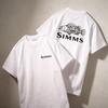 Экспортный набор уличной рыболовной экипировки бренда SIMMS из чистого хлопка с круглым вырезом и короткими рукавами в культурном стиле