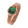 TOTWOO Бриллиант Нержавеющая Сталь Элегантные Идеальный Подарок для Женщин Золотой x Женские Часы, Сталь, Дизайн, (Розовый Зеленый)