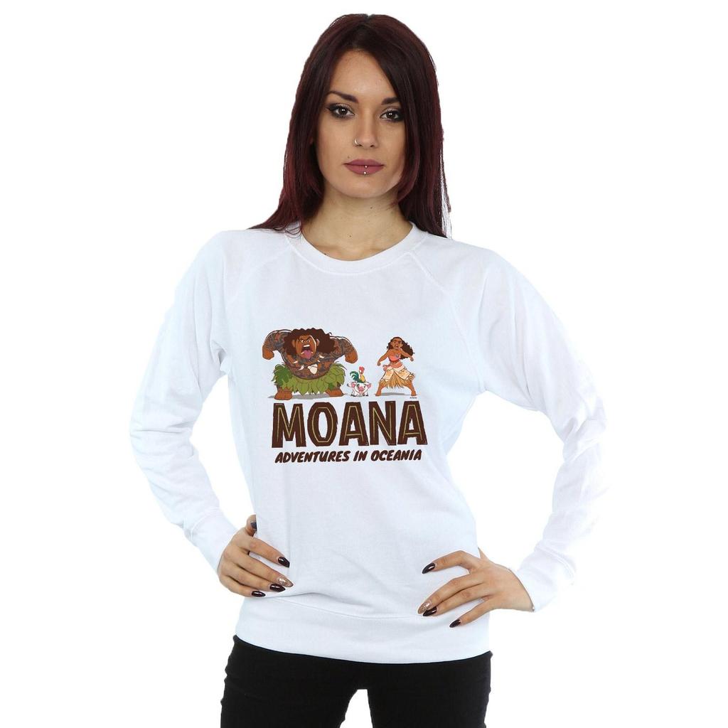 Disney Womens/Ladies Moana Adventures in Oceania Sweatshirt