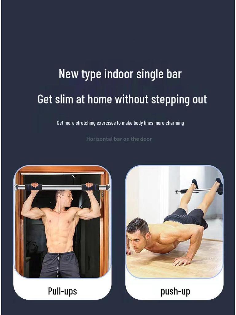 Non-Punch Install Telescopic Door Frame Bar for Home Fitness