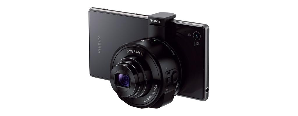 Sony Цифровая камера в стиле объектива QX10 черная Cyber-shot DSC-QX10/B