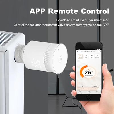 Tuya ZigBee 3.0 Новый интеллектуальный радиаторный приводной клапан программируемый термостат температурный обогреватель голосовое управление для Alexa Google Home