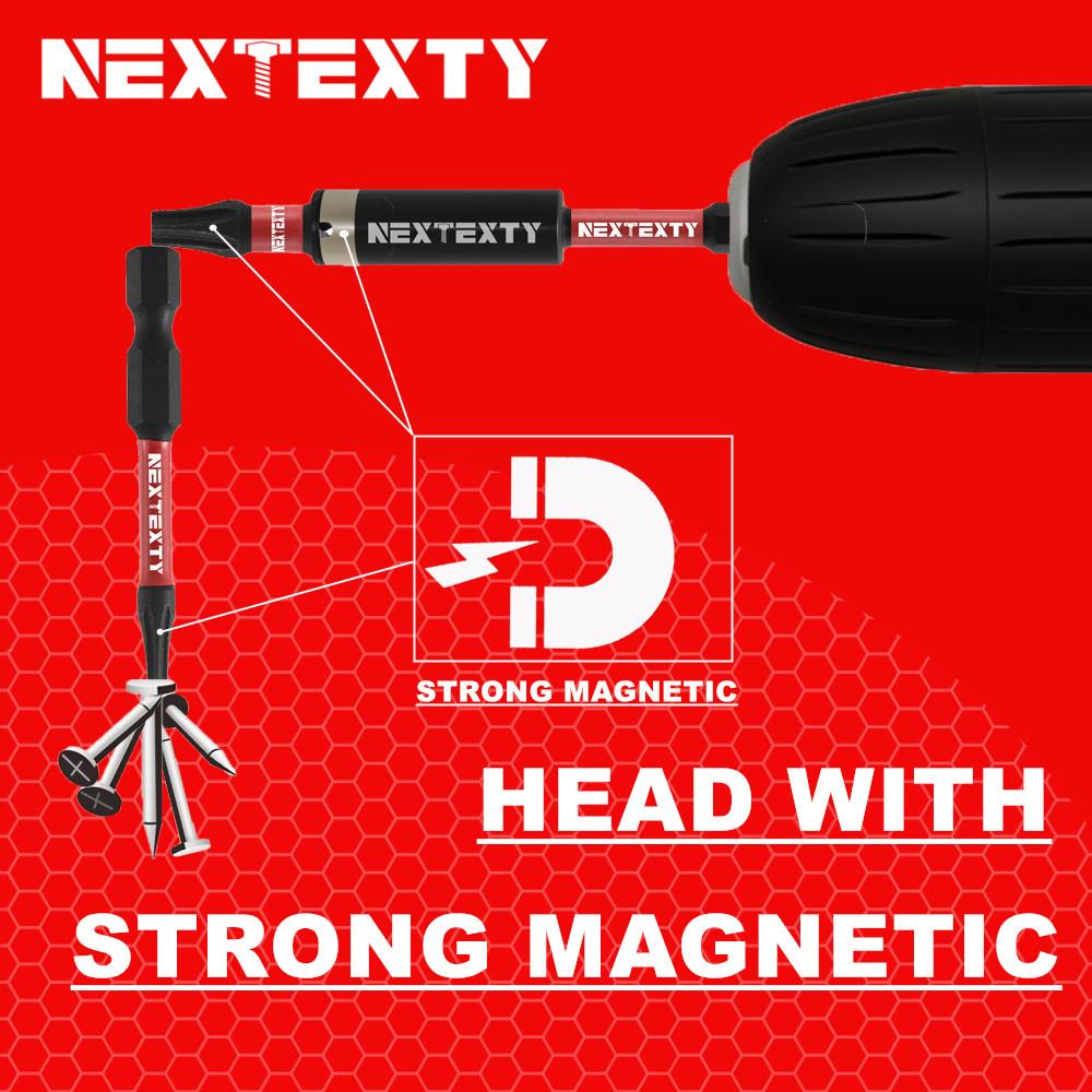 25-150mm T7-T40 Torx Screwdriver Bit Set With Box Impact Tough Magnetic Hex Shank Drill Screw Wrench S2 Alloy Steel Star Bit