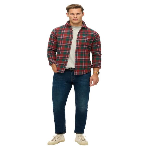 Superdry Lumber рубашка с длинным рукавом